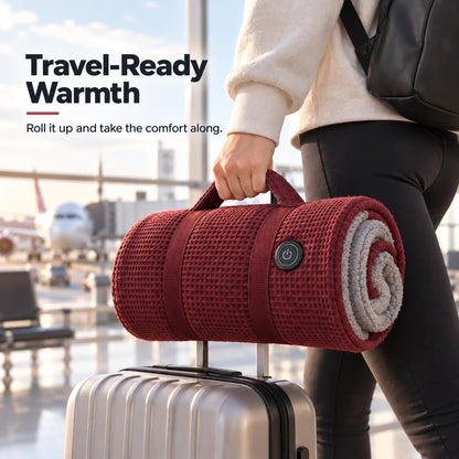 🧣 Wearable Heated Blanket – Cozy Hands-Free Warmth