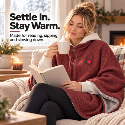 🧣 Wearable Heated Blanket – Cozy Hands-Free Warmth