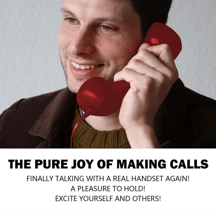 dht™⭐Vintage Retro Telephone Handset – A Unique Gift for Special Moments