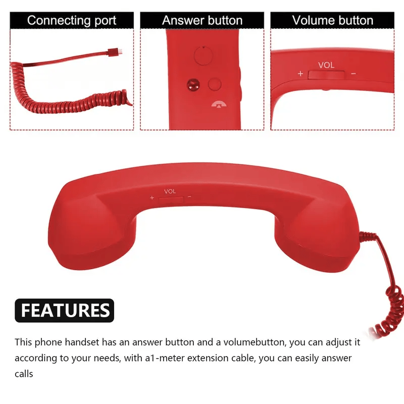 dht™⭐Vintage Retro Telephone Handset – A Unique Gift for Special Moments
