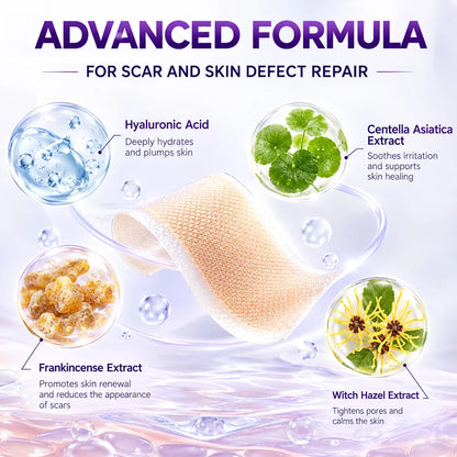 Medical-Grade Nano Microneedle Scar Repair Tape: Targeted Scar Care For Surgical, C-Section, Raised & Stubborn Scars