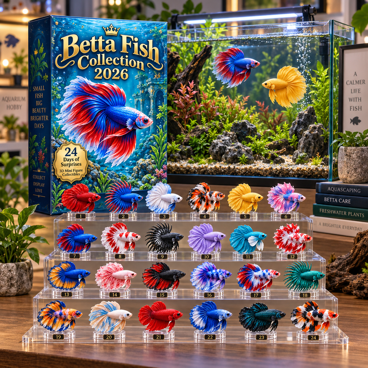 🐟2026 Betta Fish Collection Advent Calendar