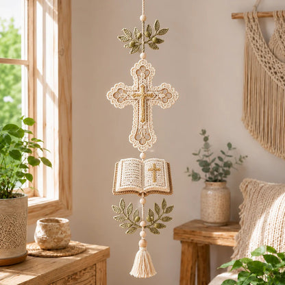 ✝️🧵Blessed Faith Hanging Cascade DIY Crochet Kit