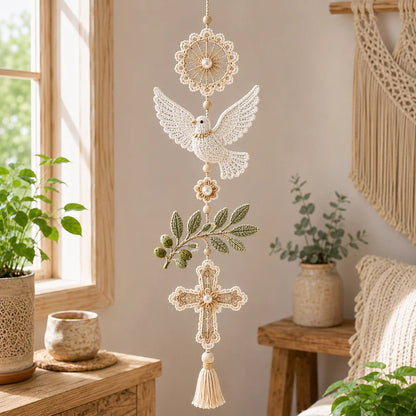 ✝️🧵Blessed Faith Hanging Cascade DIY Crochet Kit