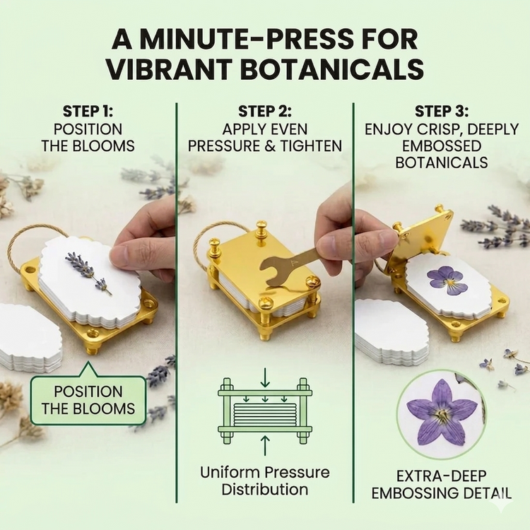 🌸Mini Flower Press | Small Portable Pocket Press