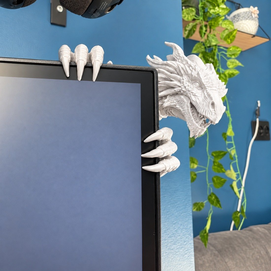 🐲 Dragon Monitor Buddy | Cute Dragon Desktop Companion & Monitor Decor