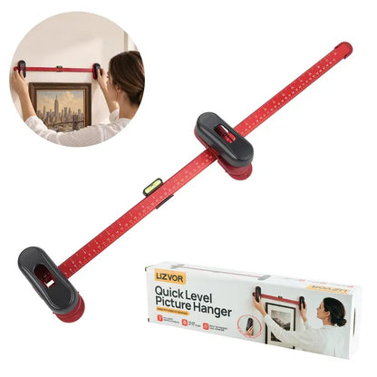 🖼️ Quick-Level Picture Hanger | Easy Wall-Mounting Tool for Framed Artwork & Photos