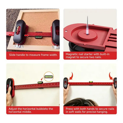 🖼️ Quick-Level Picture Hanger | Easy Wall-Mounting Tool for Framed Artwork & Photos