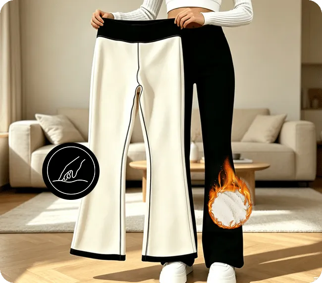 🎄High-waisted fleece-lined shaping leggings