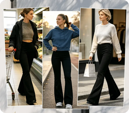 🎄High-waisted fleece-lined shaping leggings