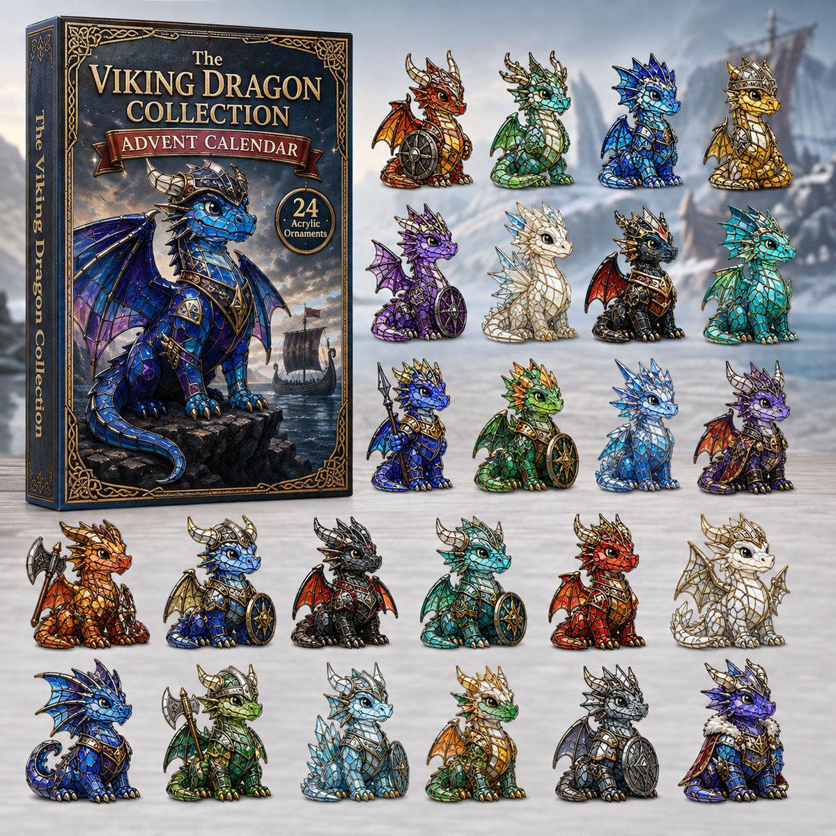 🐉Viking Dragon Advent Calendar 2026 - 24-Day Festive Countdown