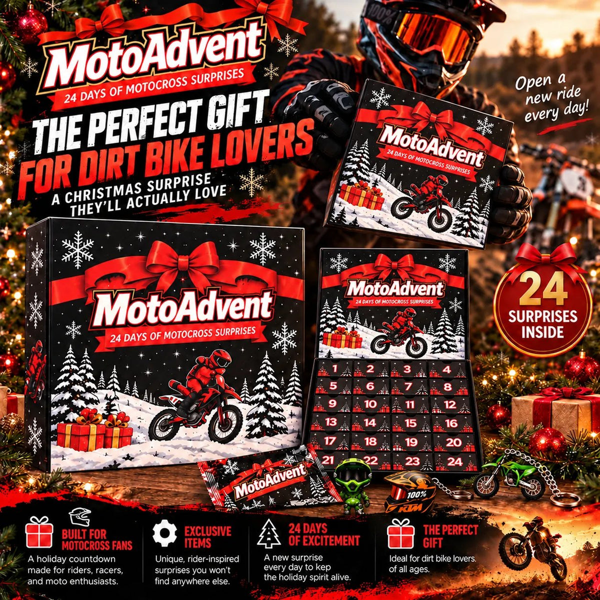🏍️Motocross Advent Calendar | 24 Days of Rider Themed Gifts