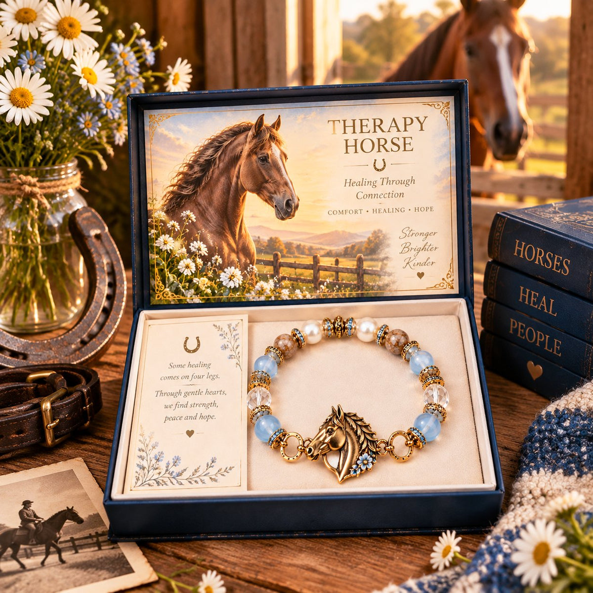 🐴 Therapy Horse Bracelet | A Symbol of Strength, Hope & Healing