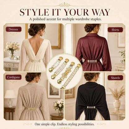 📿Multi-use Waist Cinch Clip | Cardigan & Shawl Clothing Fastener💎