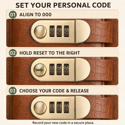 💰 Lockable A6 Savings Notebook with 3-Digit Combination Lock
