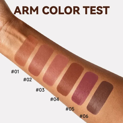 💄Long-Lasting Matte Brown Lip Liner & Lipstick – 6 Colors