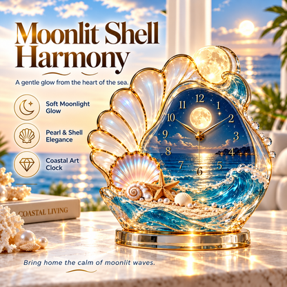 🌊 Coastal Glow Crystal Clock Collection — Bring the Beauty of the Sea Home ✨