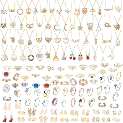 💎 24-Day Christmas Jewelry Blind Box Advent Calendar | Rings, Necklaces & Earrings Gift Set
