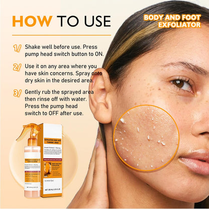 dht™⭐Peel Shot Kojic Acid & Turmeric Exfoliating Spray| Retinol Body & Face Spray for All Skin Types