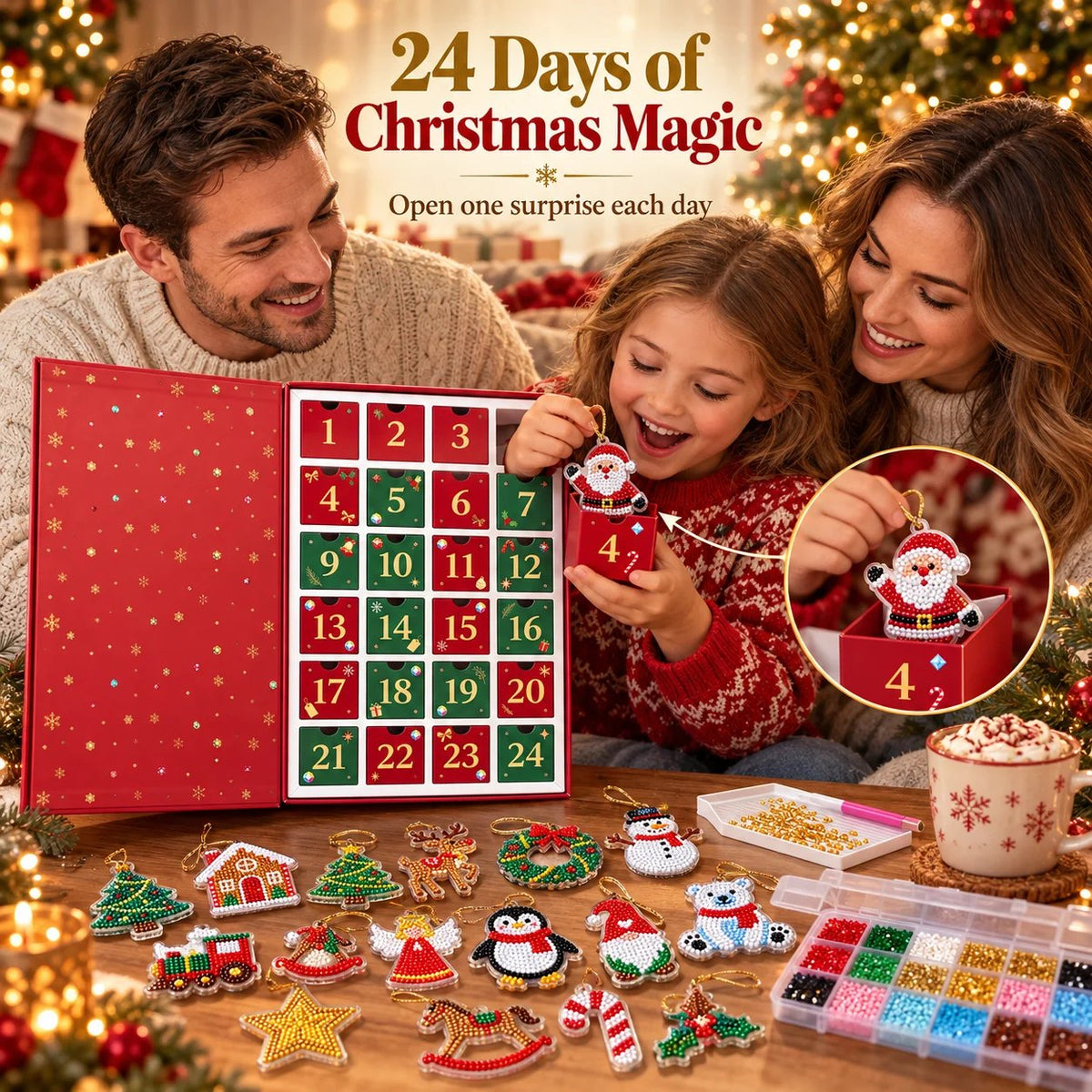 💎Diamond Painting Advent Box | 24 Little Handmade Treasures For Christmas