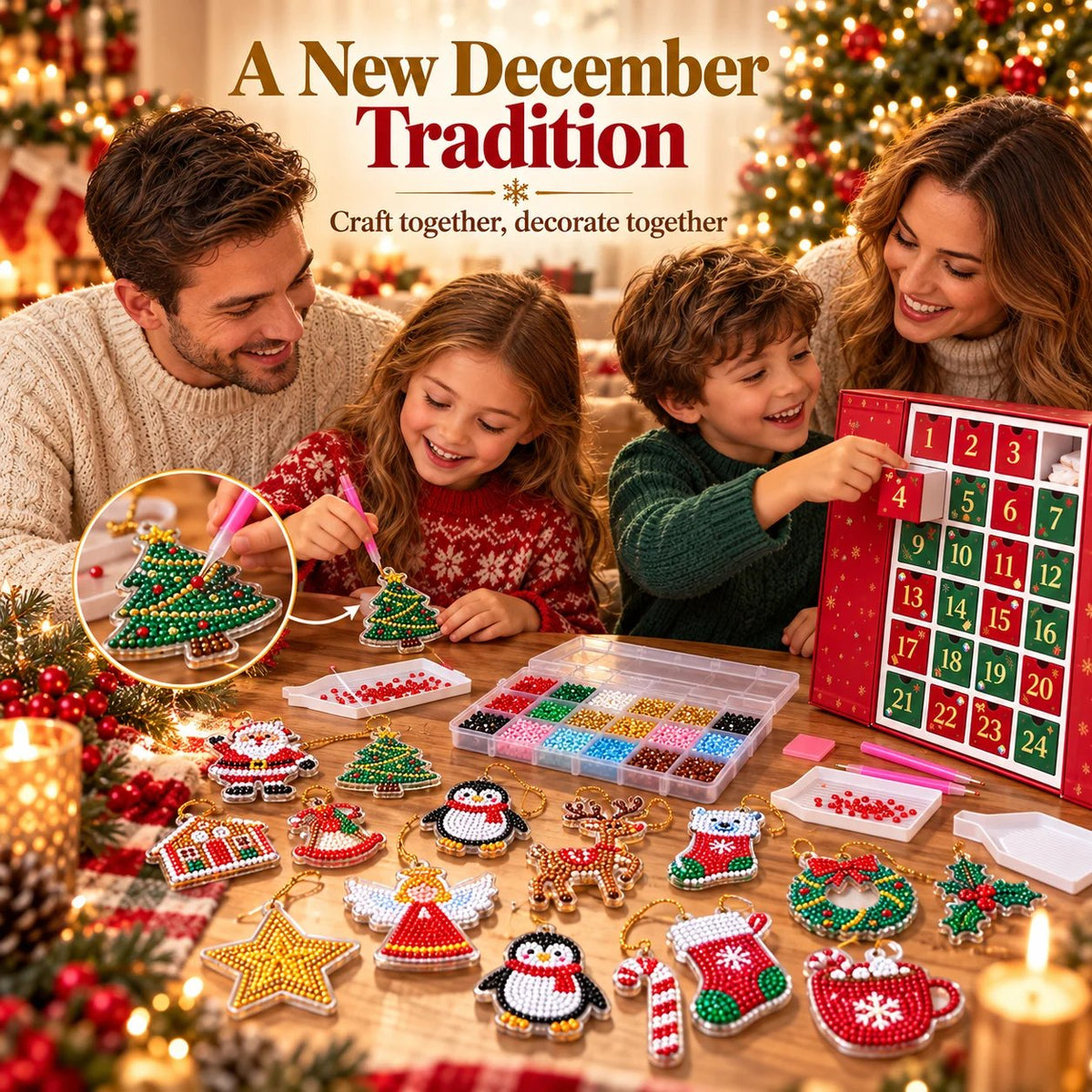 💎Diamond Painting Advent Box | 24 Little Handmade Treasures For Christmas