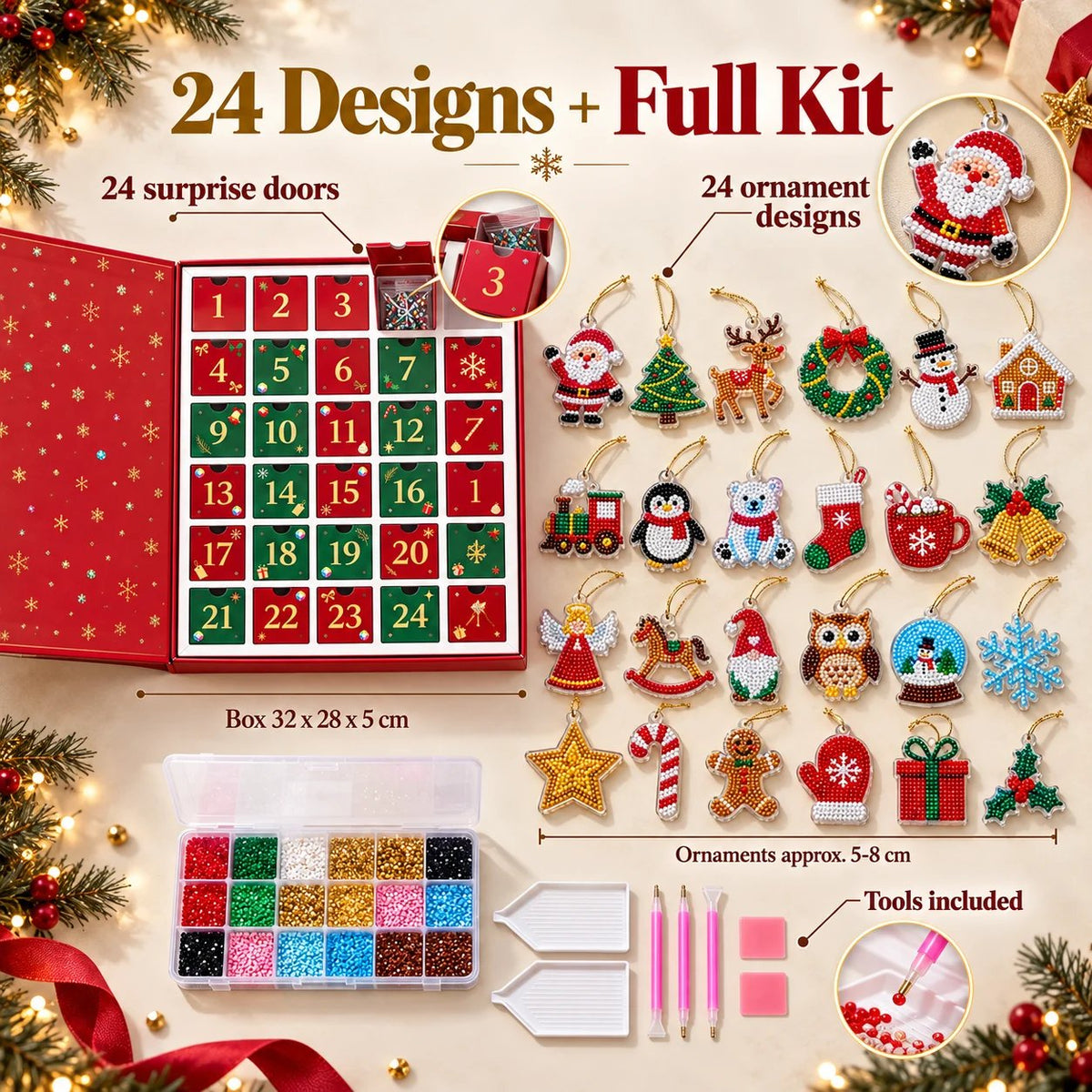 💎Diamond Painting Advent Box | 24 Little Handmade Treasures For Christmas