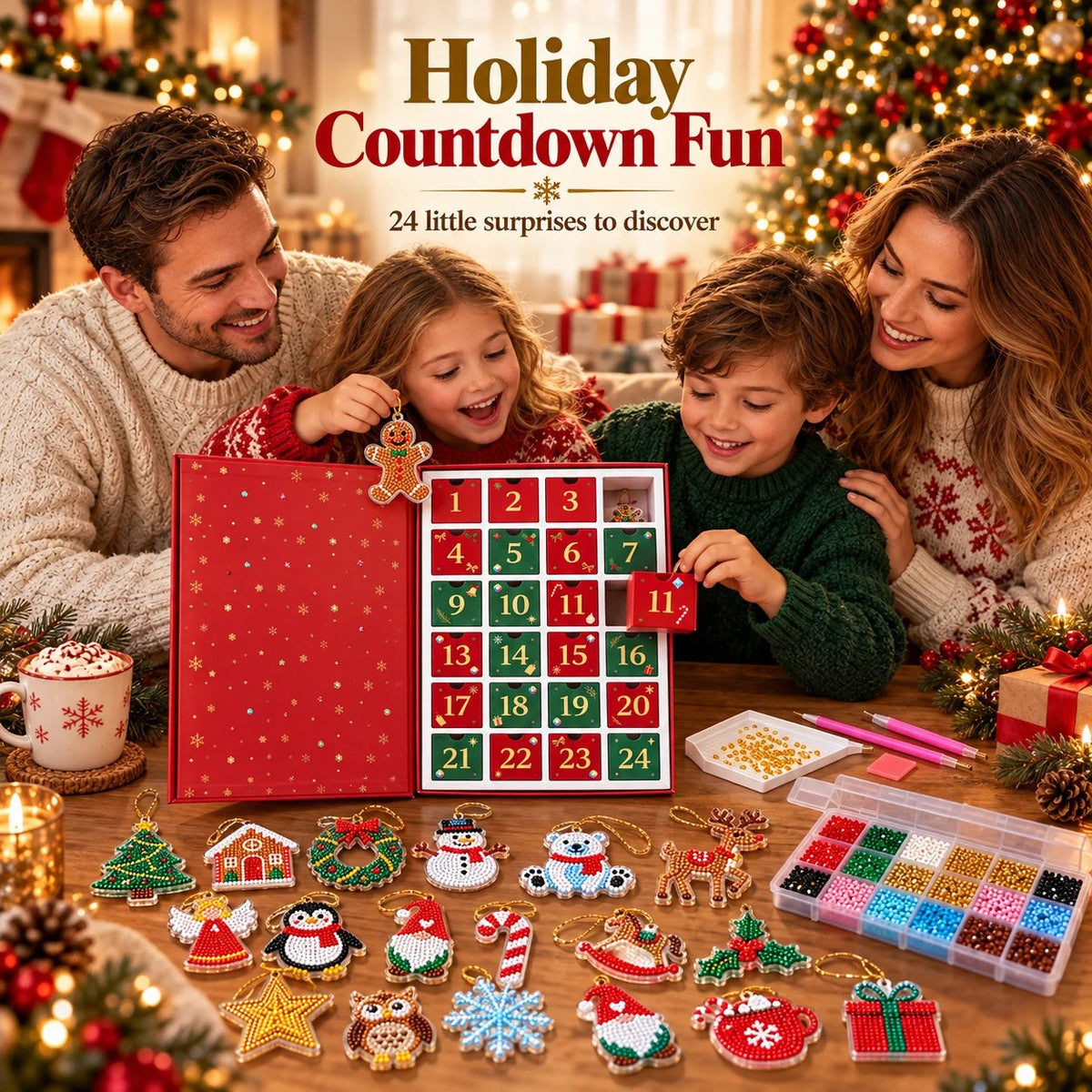 💎Diamond Painting Advent Box | 24 Little Handmade Treasures For Christmas