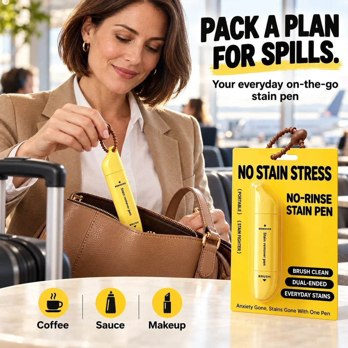 💧Portable Dual-Head Stain Remover Pen✏️