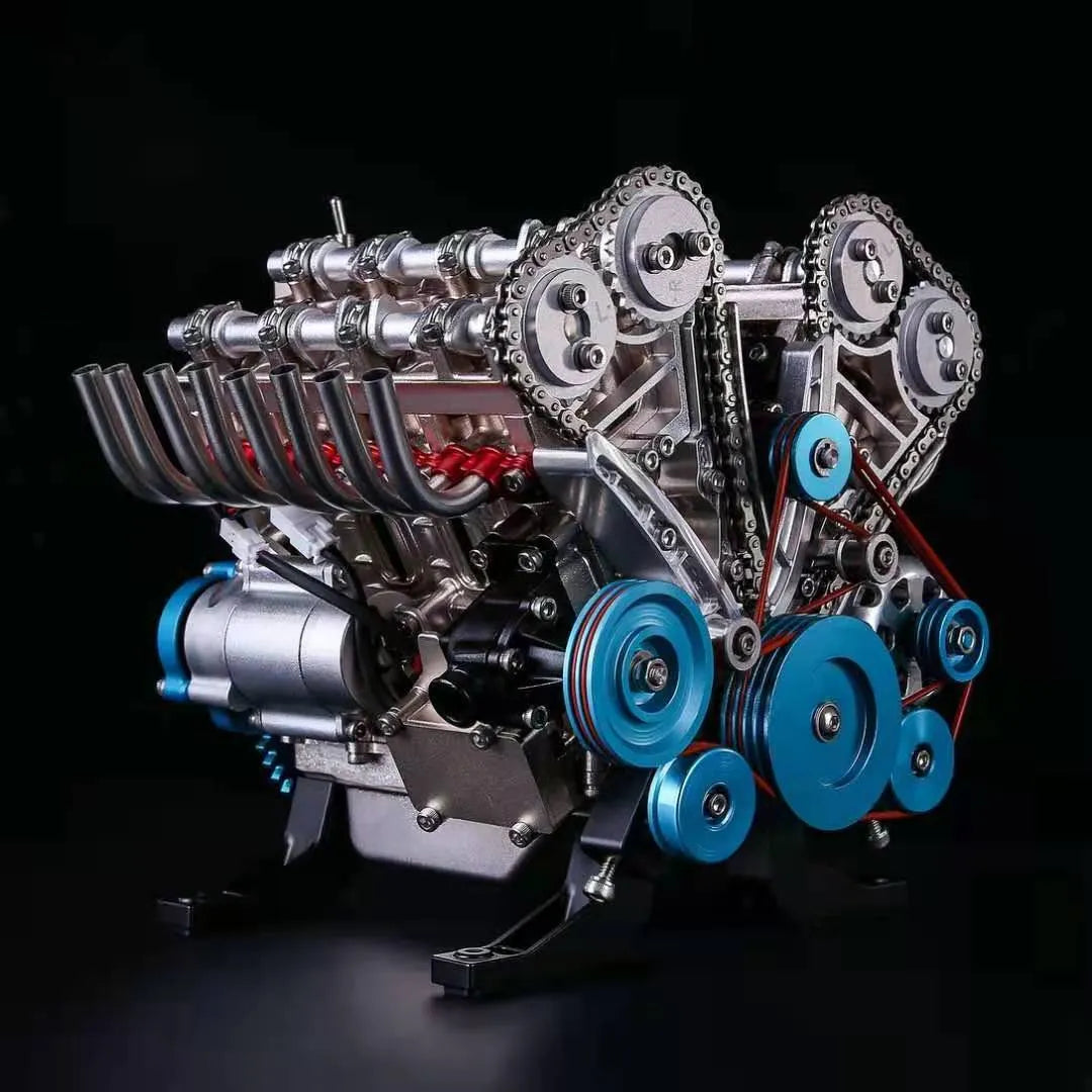 ⚙️1:3 Full Metal V8 Engine Model Kit