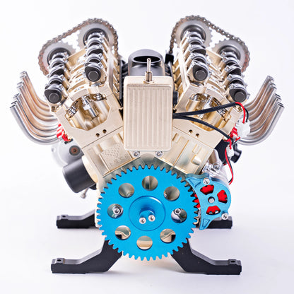 ⚙️1:3 Full Metal V8 Engine Model Kit
