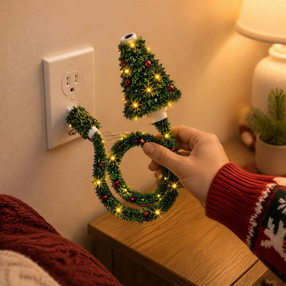 Christmas Tree Shape Projector Light, Dual Holiday Halloween & Christmas Pattern Projection Lamp for Home Party Decor