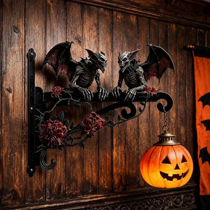 🎃Halloween Decorative Wall Hook - Spooky Outdoor Metal Hanger For Porch & Garden Decor