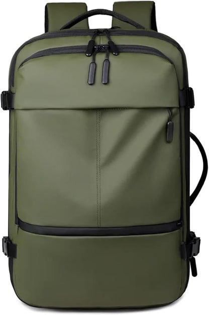 Expandable Large Capacity Backpack, Multifunctional Travel Business Laptop Backpack for Men Women