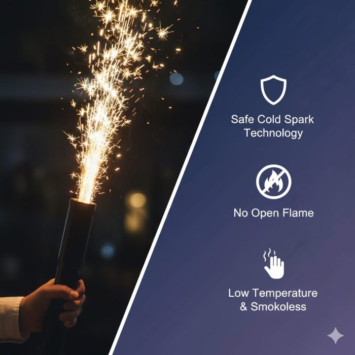 Handheld Electronic Cold Spark Controller – Party & Stage Firework Effect Machine