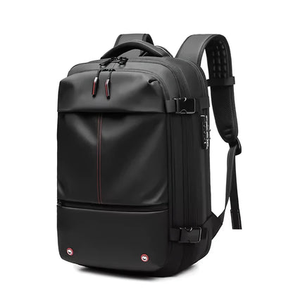 Expandable Large Capacity Backpack, Multifunctional Travel Business Laptop Backpack for Men Women