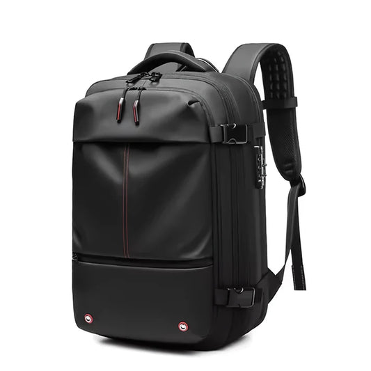 Expandable Large Capacity Backpack, Multifunctional Travel Business Laptop Backpack for Men Women