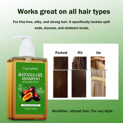 Batana Oil Hair Growth Set: Shampoo + 4-in-1 Oil