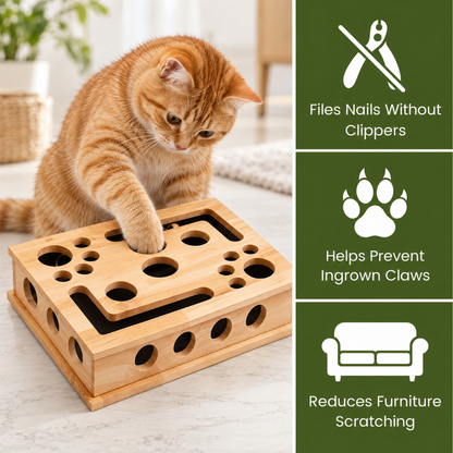 Manicat Box – Cat Nail File Toy