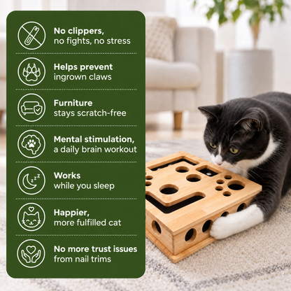 Manicat Box – Cat Nail File Toy