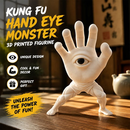 👿KUNG FU HAND EYE👁️3D PRINTED FIGURINE MONSTER