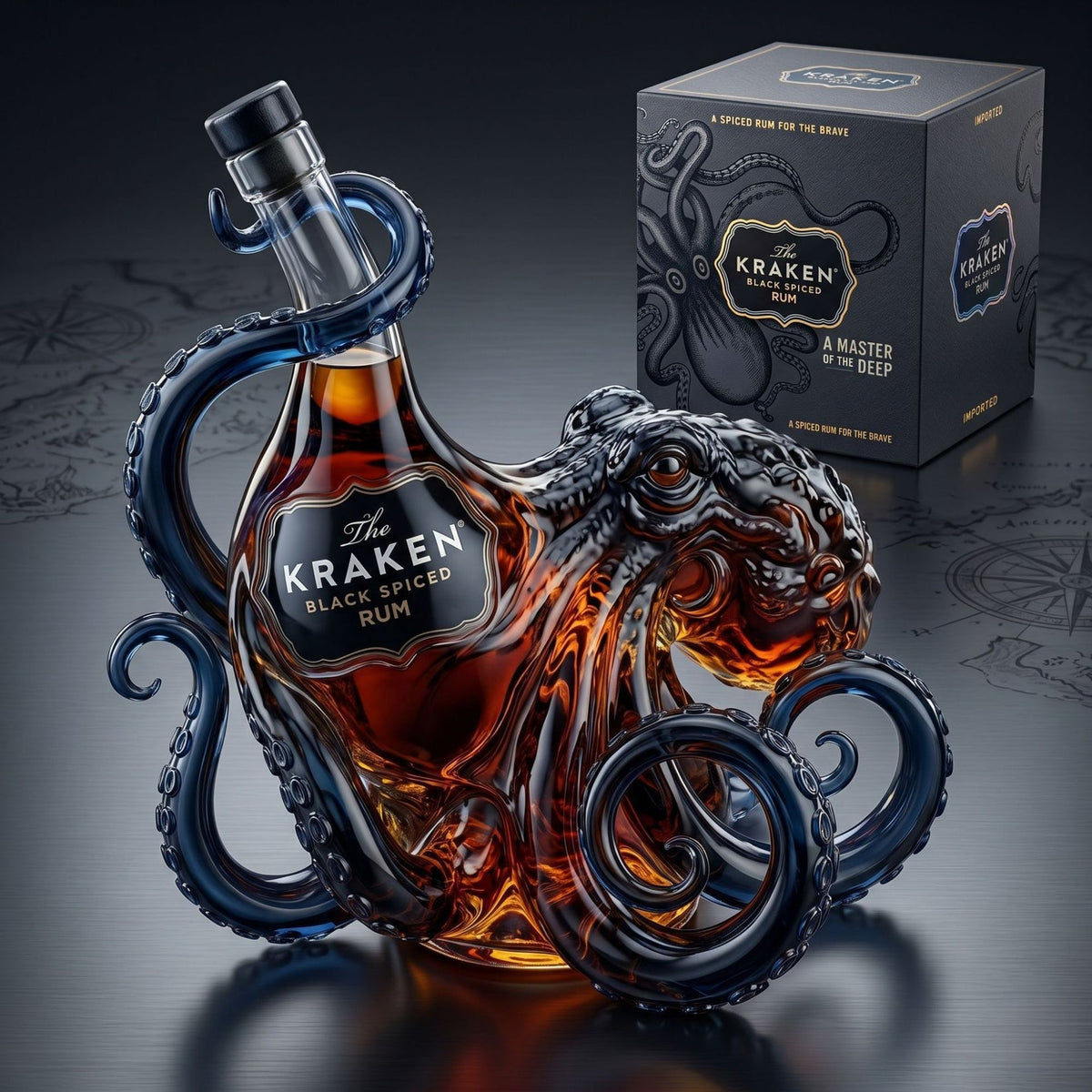 The Rum Edition 3D Octopus Bottle 🐙🥃