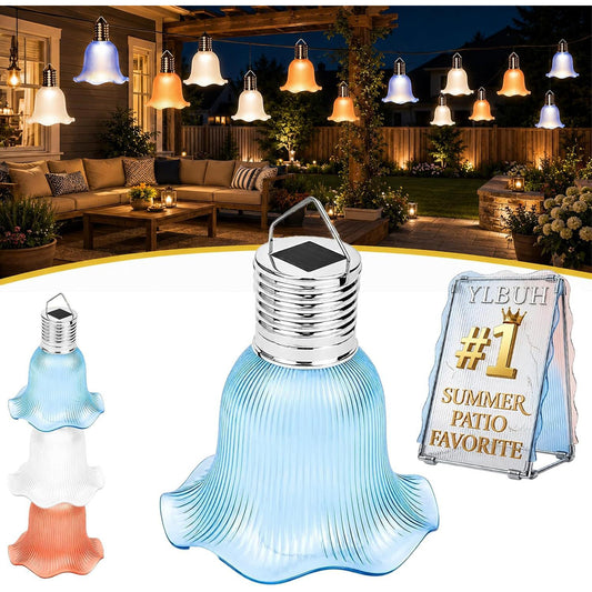 Solar Tulip Outdoor String Lights