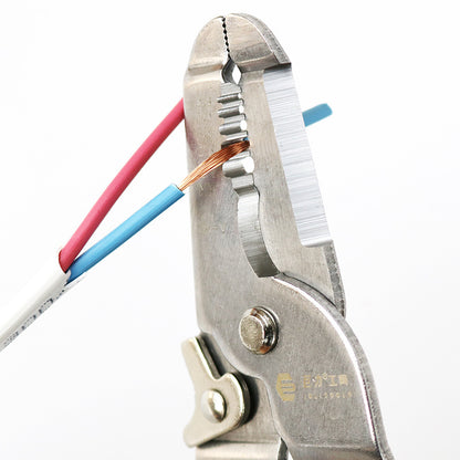 Tragbare Abisolierzange mit Mehrfunktionen