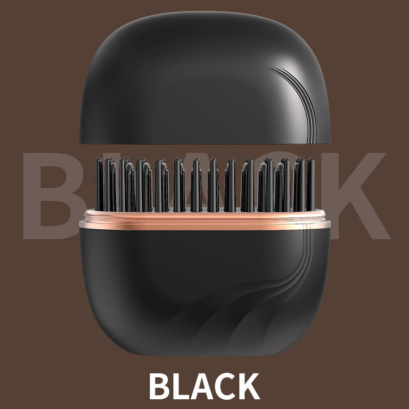 2-in-1 Mini Straightening Hair Brush