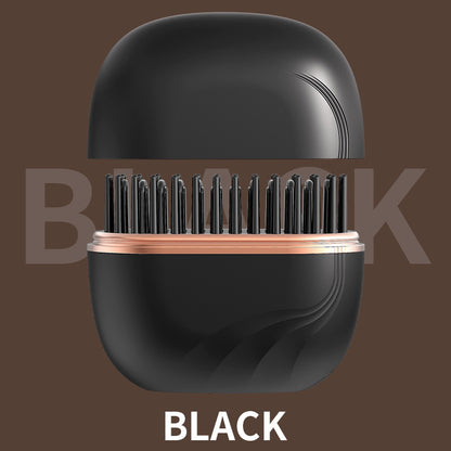 2-in-1 Mini Straightening Hair Brush