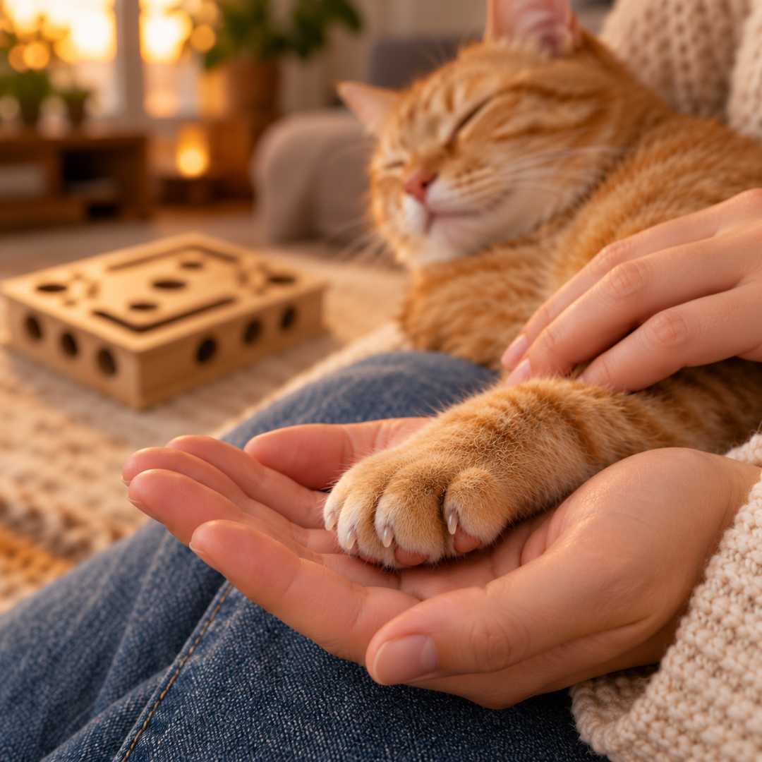 Manicat Box – Cat Nail File Toy