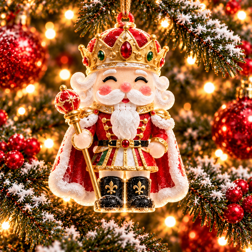 🎅6-Piece Christmas Nutcracker Ornament Collection
