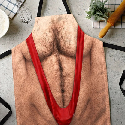 dht™⭐Muscle Man Body Apron🎁Funny Birthday Gift for Husband Grandpa