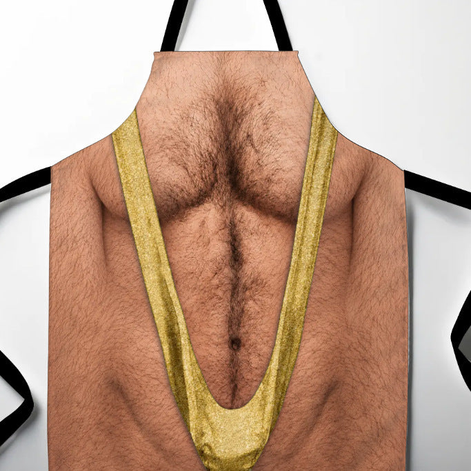 dht™⭐Muscle Man Body Apron🎁Funny Birthday Gift for Husband Grandpa