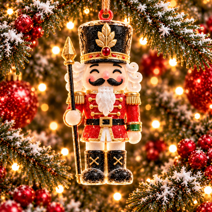 🎅6-Piece Christmas Nutcracker Ornament Collection